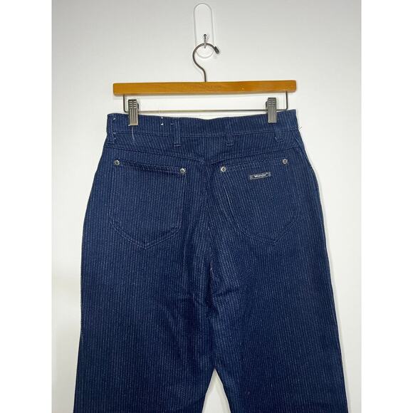 Vintage Pin Stripe Wrangler Jeans Size 11 27in waist - Picture 1 of 7
